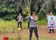 Lestarikan Lingkungan, Polres Dharmasraya Giatkan Tanam Pohon Serentak