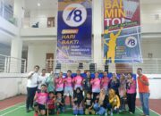 HarBuk PU Ke-78, Tim Badminton Pesisir Selatan Juara 1 Setelah Tumbangkan Tim Dhamasraya