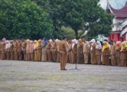 Pemkab Kabupaten Solok Gelar Apel Pagi, Tingkatkan Kedisiplinan Dalam Bertugas