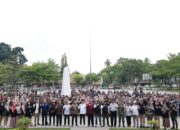 Bawaslu Tanah Datar Gelar Apel Patroli Pengawasan di LCM