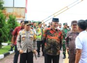 Kapolda Sumbar Monitoring pelaksanaan pemungutan suara disejumlah TPS di Kota Padang