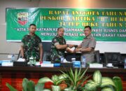 Rapat Anggota Tahunan Ke- 56 Puskop Kartika “B” Bukit-Barisan Tutup Buku Tahun 2023