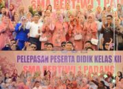 Ny. Genny Hendri Septa Lepas 280 Murid Kelas XII SMA I Pertiwi Padang