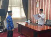 Sekda Lantik Kabid Aplikasi Informatika Dinas Kominfo Tanah Datar