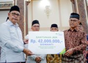Tim Safari Ramadhan Pemerintah Kabupaten Solok Kunjungi Masjid Raya Koto Baru
