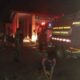 Babinsa Serda Hendro Kunjungi Kebakaran Rumah di Korong Puncoruyuang Nagari Batu Kalang