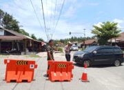 Babinsa Koramil 03/Sungai Sariak Lakukan Pengamanan di Pos PAM Lebaran