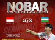 Polisi Ajak Masyarakat Nobar Dukung Timnas Indonesia U-23