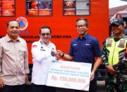 BNI Serahkan Bantuan Tanggap Darurat Galodo Tanah Datar