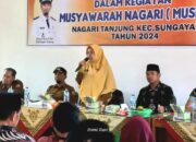 Persiapkan RKP 2025 dan DURKP 2026, Nagari Tanjung Gelar Musna