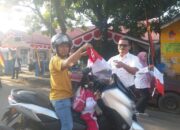 Gelorakan Semangat Nasionalisme, Diskominfo Pessel Gelar Aksi Berbagi Bendera di HUT ke-79 RI