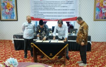 Pemerintah Kabupaten Solok dengan Pemerintah Kabupaten Muko-Muko Tandatangani PKS