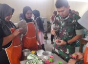 Kaum Hawa Antusias Ikuti Pelatihan Pembuatan Roti dan Kue TMMD Ke-123