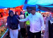 Disesaki Pengunjung H-3 Lebaran, Wako Hendri Pastikan Kenyamanan di Kawasan Pasar Pusat