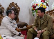 Terkait Pembangunan Rumah Relokasi Mandiri, Bupati Temui Kepala BNPB