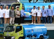 Alhamdulillah Perumda Air Minum Kota Padang Terima Mobil Tengki Air Dari Bank Nagari