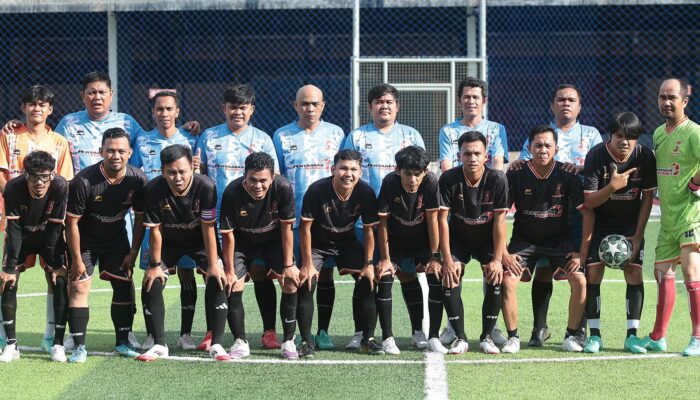 Laga Panas, Duo Tim Jurnalis Sama Kuat, Hasilkan Setengah Lusin Gol