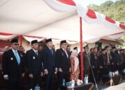 Wabup Tanah Datar Hadiri HUT Bhayangkara ke 79 di Polres Padang Panjang