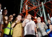 Alhamdulillah BTS Telkomsel di Nagari Pasilihan dan Nagari Katialo Telah Diresmikan oleh Andre Rosiade dan Bupati Jon Firman Pandu