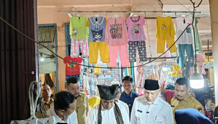 Walikota Padang Dampingi Menteri Pertanian RI Kunjungi Pasar Lubuk Buaya