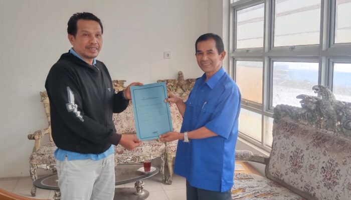 Mantapkan Langkah, M Syukur Daftar sebagai Ketua PWI Tanah Datar 2025–2028