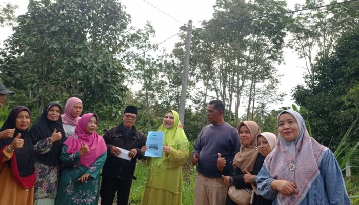 Nevi Zuairina: Pemasangan Lampu Jalan di Padang Rajo Bukti Kepedulian untuk Masyarakat