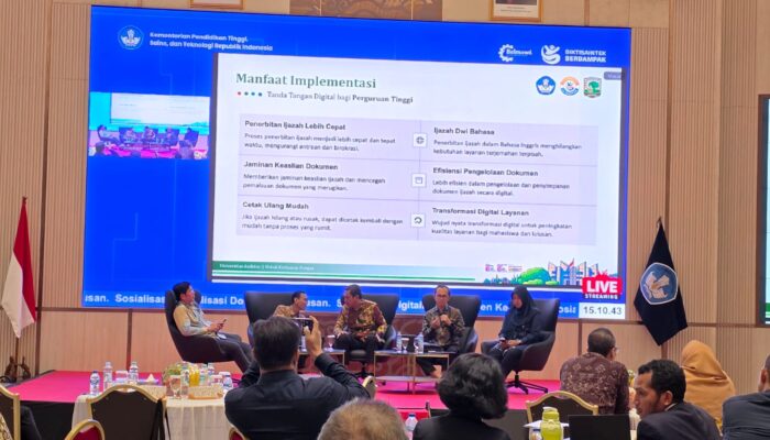 Toppp… UNAND Jadi Perguruan Tinggi Percontohan Digitalisasi Dokumen Kelulusan