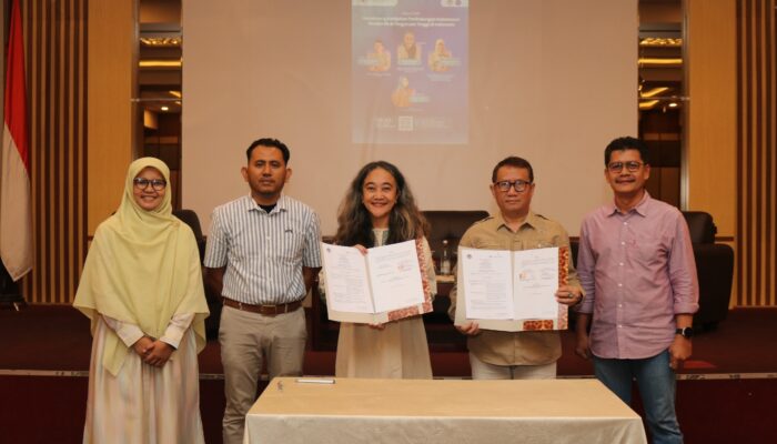 Departemen Sosiologi UNP bersama The Indonesian Institute Tandatangani Kerjasama