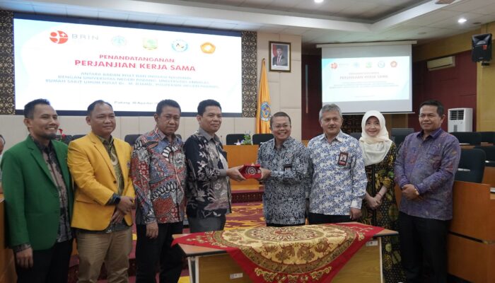 UNP Resmi Tandatangani MoU Dengan BRIN Dalam Bidang Riset, Inovasi dan Pengabdian Masyarakat