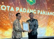 Komitmen Perlindungan Pekerja, Padang Panjang Raih Paritrana Award