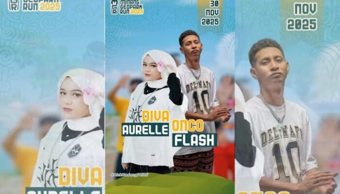 Diva Aurel dan Onco Flash Siap Guncang Minang Geopark Run 2025 di Bukittinggi