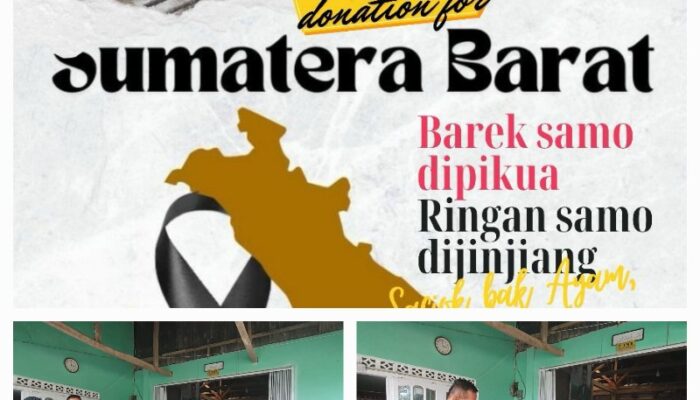 Forum Komunikasi Tuah Sakato Unja Salurkan Bantuan, Merawat Harapan di Tengah Luka Bencana