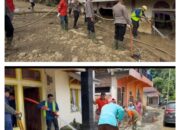 Kirim Petugas dan Alat Berat ke Malalo, Target PT BRM Bersihkan 63 Rumah dan Target Terdampak Galodo