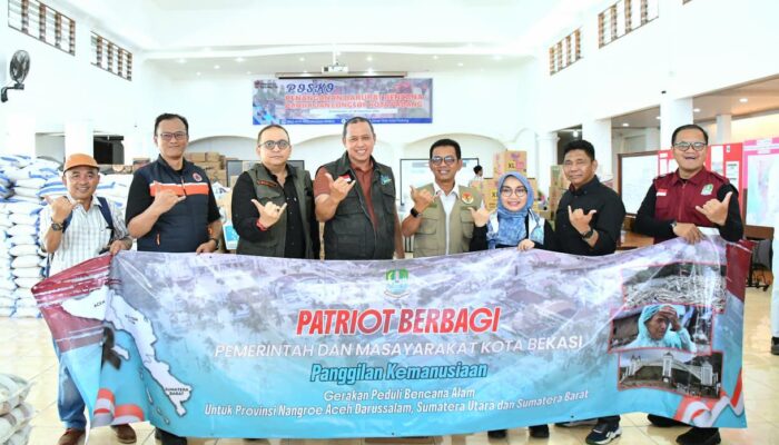 Pemko Padang Terima Bantuan Dari Pemkot Bekasi Untuk Korban Bencana Banjir Bandang