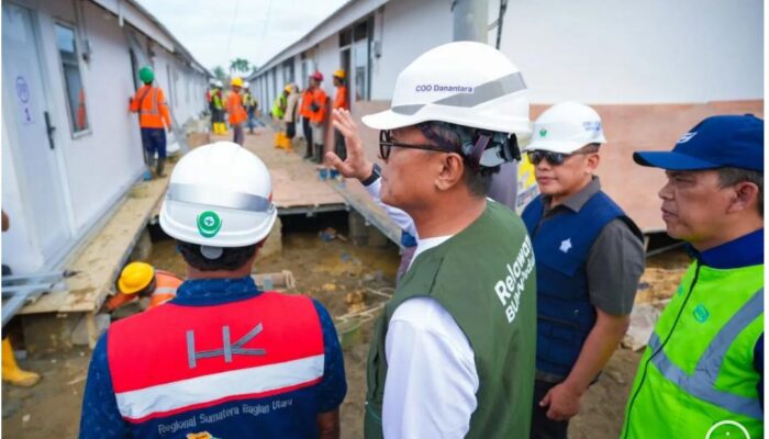 Huntara Danantara di Tamiang Siap Dipakai