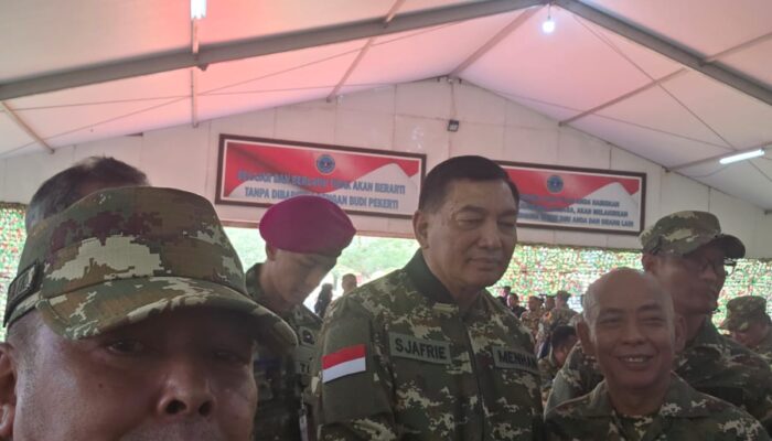 Menhan RI Beri Motivasi ke Peserta Retret PWI Bela Negara