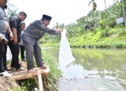 Wakil Walikota Lepas 5000 Bibit Ikan Nila di Aliran Sungai Jirak Lubeg