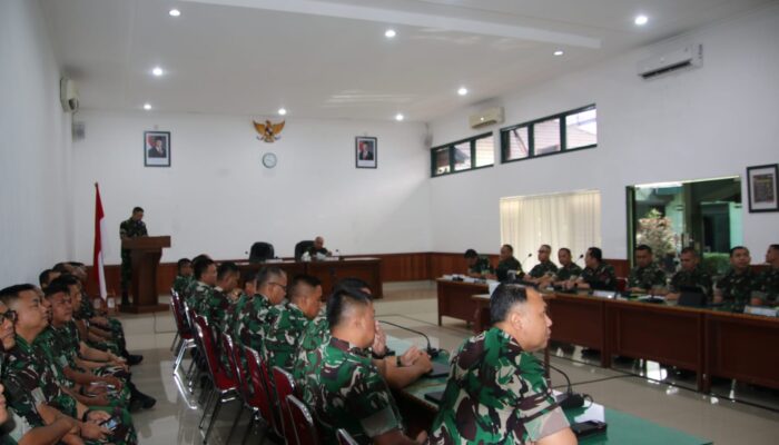 Taklimat Awal Audit Kinerja Itjenad TA 2026 di Kodam XX/Tuanku Imam Bonjol