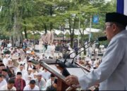 Di Tengah Hujan dan Perbedaan, Idulfitri Tanah Datar Menemukan Makna Keteguhan