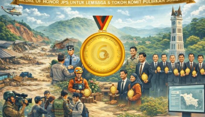 JPS Serahkan Medal of Honor Tokoh dan Lembaga usai Lebaran