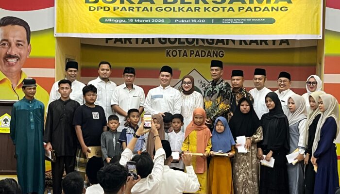DPD Partai Golkar Kota Padang Berbagi di Bulan Ramadhan, Adakan Buka Bersama Pengurus dan Anak Yatim