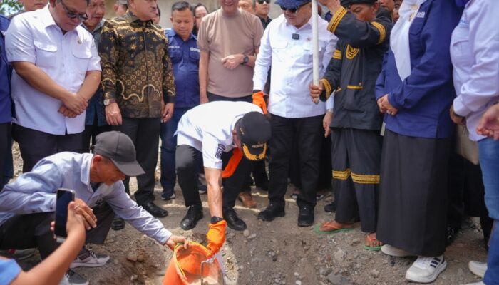 Jembatan Gantung Balai Panjang Resmi Dimulai, Ini Harapan Otto Hasibuan