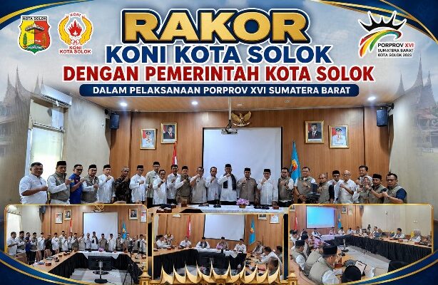 Didukung Pemko dan Masyarakat, KONI Solok Optimis Tembus 5 Besar Porprov