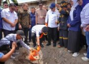 Bupati Solok Dampingi Otto Hasibuan Ground Breaking Jembatan Gantung Balai Panjang, PERADI Kucurkan Rp600 Juta
