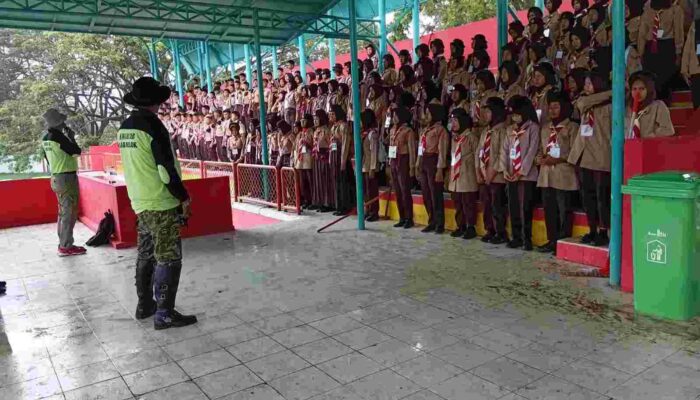 Seleksi Jambore Nasional XII 2026, 160 Pramuka Penggalang Kabupaten Solok Bersaing di GOR Batu Tukang