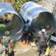 Pembangunan Jembatan Armco TMMD Presisi Baja, Jadi Harapan Warga