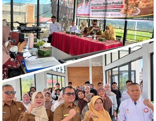 Dorong UMKM Naik Kelas, Pemkab Solok Gelar Pelatihan Dimsum Mentai dan Siomai