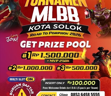 Hardiyulis Dukung Turnamen MLBB Kota Solok Cetak Atlet Esport Berprestasi