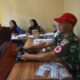 Wujudkan Masyarakat Sehat, Satgas TMMD ke-128 Gelar Pemeriksaan Kesehatan Gratis di Desa Krangean
