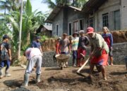 Bersatu Dalam Aksi, Warga Krangean Tunjukkan Kekompakan di Lokasi TMMD